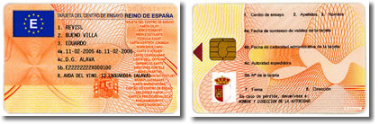 Tachograph card