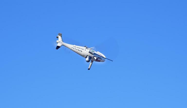 Imagen noticia: Dron en pleno vuelo - Ministerio de Transportes, Movilidad y Agenda Urbana.